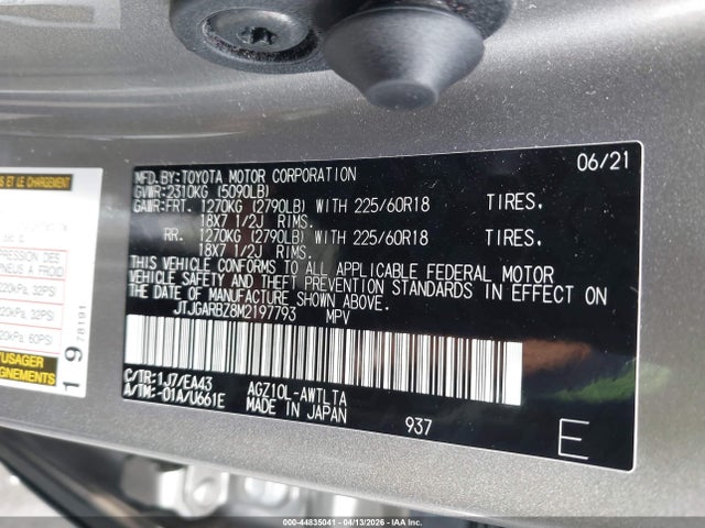 Lexus NX 300 2021 JTJGARBZ8M2197793 Image 9