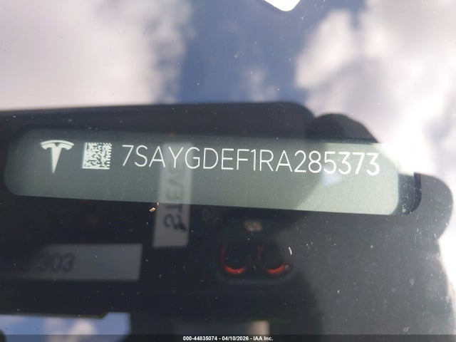 Продаж на аукціоні авто 2024 Tesla Model Y Performance Dual Motor All-wheel Drive, vin: 7SAYGDEF1RA285373, номер лоту: 44835074