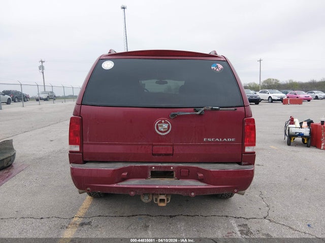 2004 Cadillac Escalade Standard მანქანა იყიდება აუქციონზე, vin: 1GYEK63N84R249460, აუქციონის ნომერი: 44835081