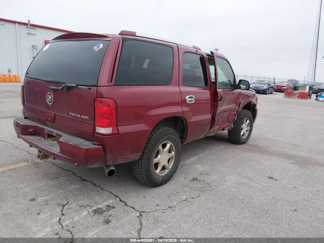 2004 Cadillac Escalade Standard მანქანა იყიდება აუქციონზე, vin: 1GYEK63N84R249460, აუქციონის ნომერი: 44835081