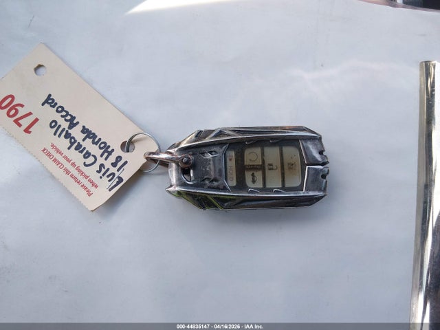 44835147 :رقم المزاد ، 1HGCV2F37JA008136 vin ، 2018 Honda Accord Sport 2.0t مزاد بيع