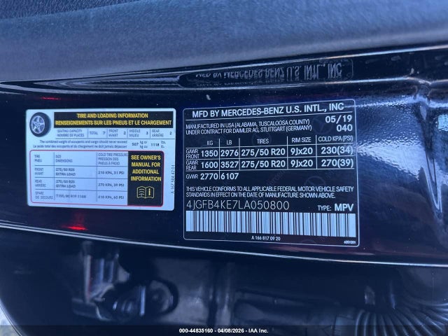 2020 MERCEDES-BENZ GLE 350 4JGFB4KE7LA050800 Photo 8