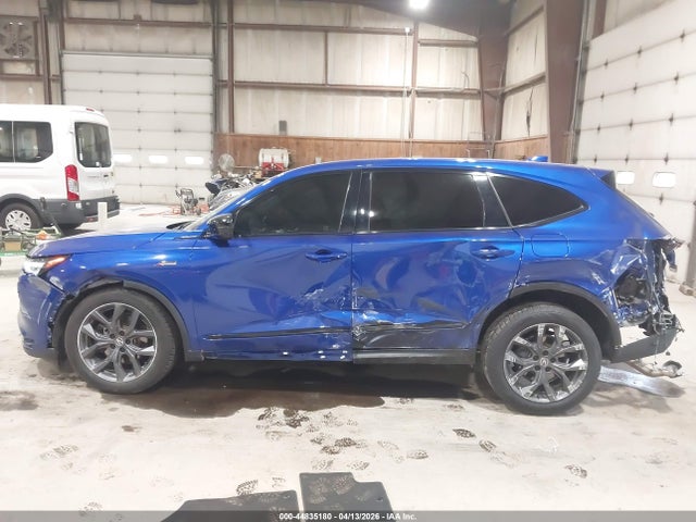 44835180 :رقم المزاد ، 5J8YE1H07NL018226 vin ، 2022 Acura Mdx A-spec Package مزاد بيع