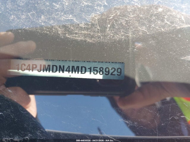 Продаж на аукціоні авто 2021 Jeep Cherokee High Altitude 4x4, vin: 1C4PJMDN4MD158929, номер лоту: 44835320