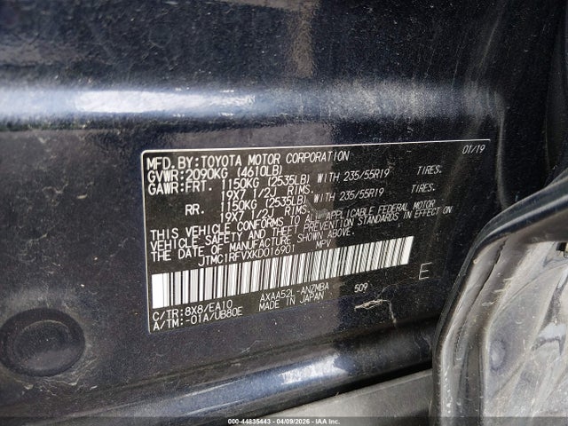 Toyota Rav4 Xle Premium 2019 JTMC1RFVXKD016901 Image 9