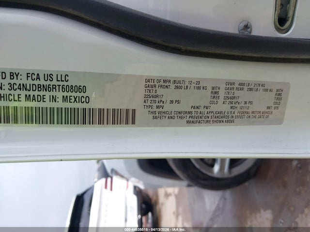 2024 JEEP COMPASS 3C4NJDBN6RT608060 Photo 8