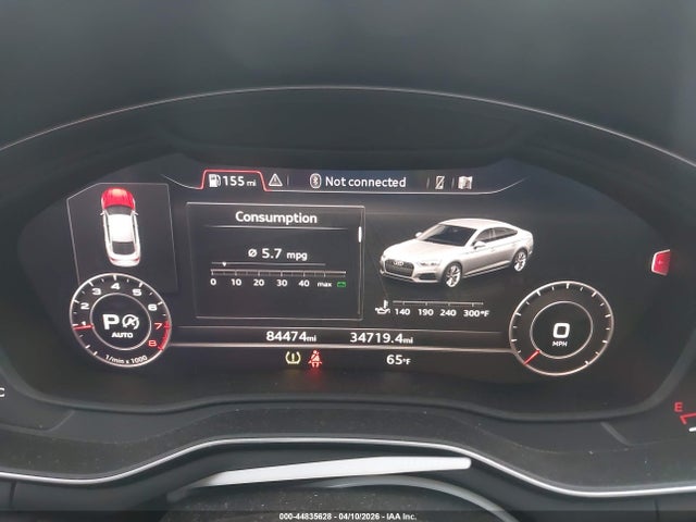 Продаж на аукціоні авто 2019 Audi A5 45 Premium, vin: WAUENCF53KA066970, номер лоту: 44835628