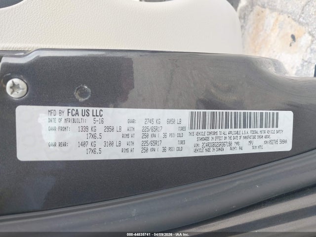 2016 DODGE GRAND CARAVAN 2C4RDGBG2GR367190 Photo 8