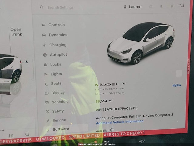Aukcja sprzedaży 2023 Tesla Model Y Awd/long Range Dual Motor All-wheel Drive, vin: 7SAYGDEE7PA099115, numer aukcji: 44835989