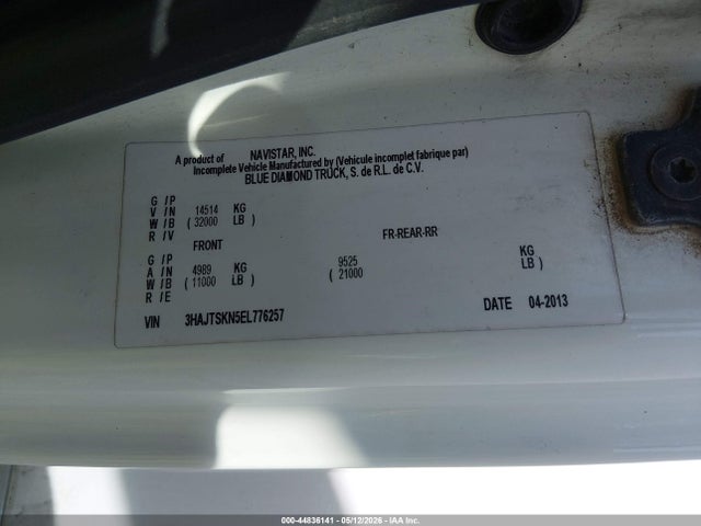 Продажа на аукционе авто 2014 International 4000 4300, vin: 3HAJTSKN5EL776257, номер лота: 44836141