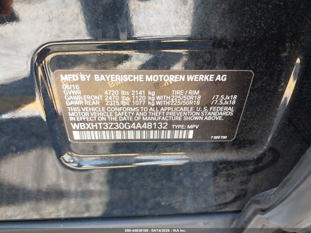 WBXHT3Z30G4A48132 BMW X1 Xdrive28i