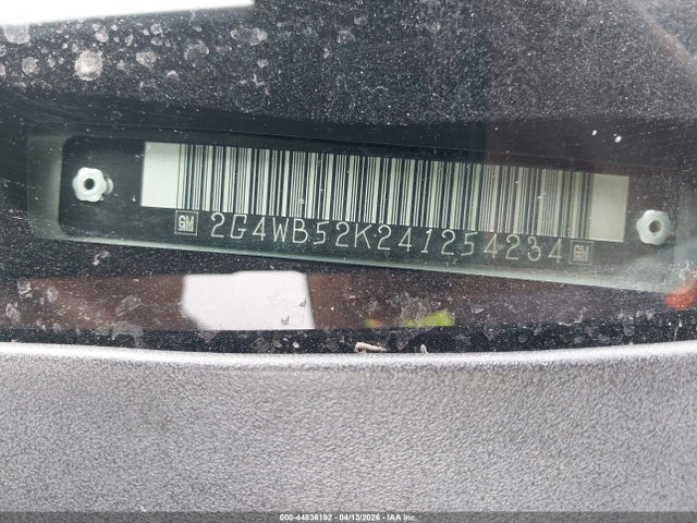 44836192 :رقم المزاد ، 2G4WB52K241254234 vin ، 2004 Buick Regal Ls مزاد بيع