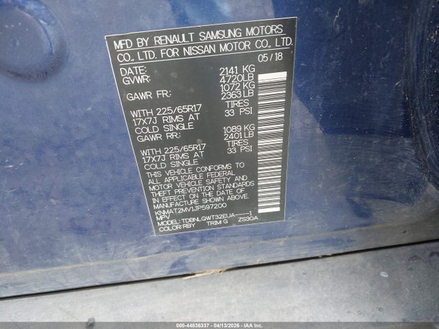 Nissan ROGUE SV 2018 KNMAT2MV1JP597200 Image 9
