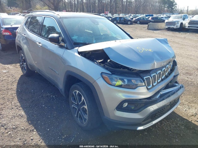 Aukcja sprzedaży 2022 Jeep Compass Limited 4x4, vin: 3C4NJDCB4NT156754, numer aukcji: 44836340