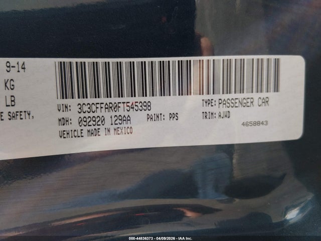 Fiat 500 POP 2015 3C3CFFAR0FT545398 Image 9