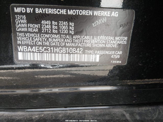 WBA4E5C31HG810842 BMW 440i Gran Coupe Xdrive
