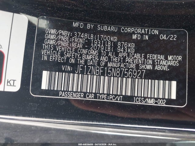 Toyota Gr86 Premium 2022 JF1ZNBF15N8756927 Image 9
