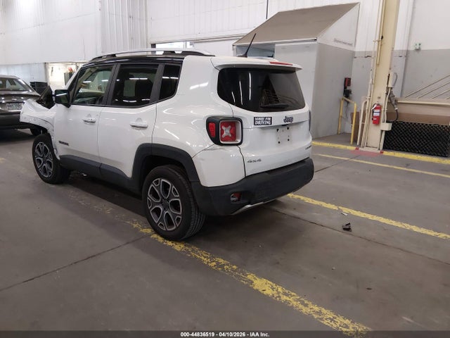 Продаж на аукціоні авто 2017 Jeep Renegade Limited 4x4, vin: ZACCJBDB1HPE69363, номер лоту: 44836519