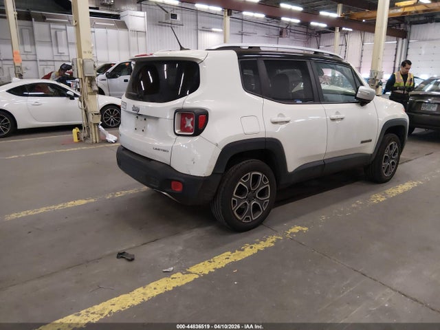 Продаж на аукціоні авто 2017 Jeep Renegade Limited 4x4, vin: ZACCJBDB1HPE69363, номер лоту: 44836519