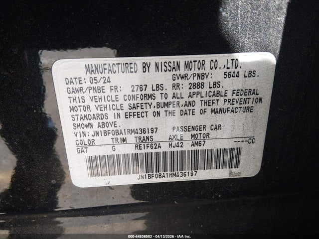 Nissan Ariya Evolve+ 2024 JN1BF0BA1RM436197 Image 9