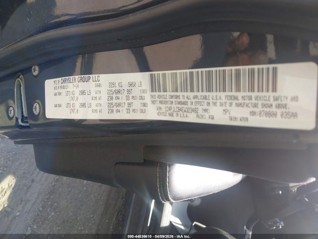 2014 Jeep Cherokee Latitude მანქანა იყიდება აუქციონზე, vin: 1C4PJLCB4EW323482, აუქციონის ნომერი: 44836610