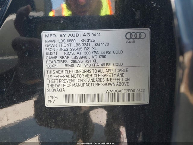 2014 AUDI Q7 WA1DGAFE7ED019323 Photo 8
