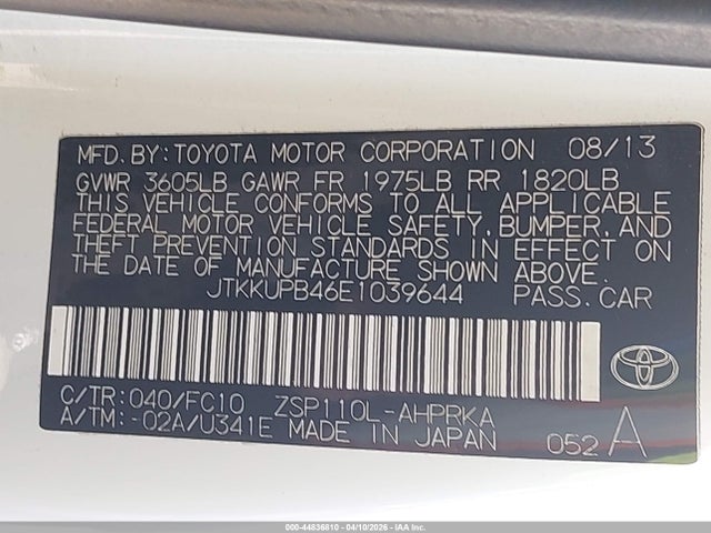 Scion XD 2014 JTKKUPB46E1039644 Image 9
