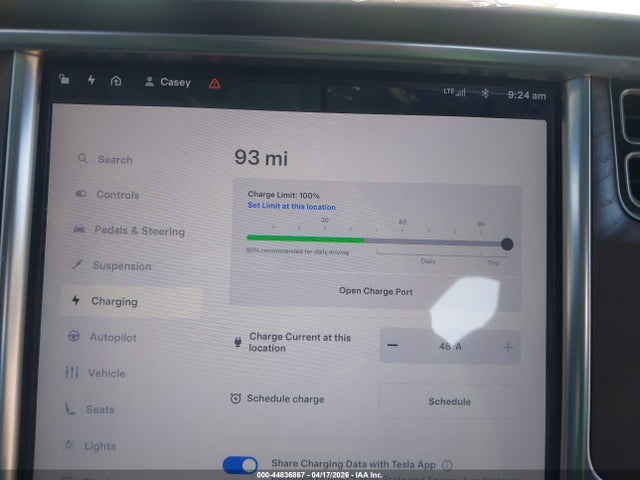 Tesla Model X 60d/p100d/p90d 2016 5YJXCAE43GFS00745 Image 17