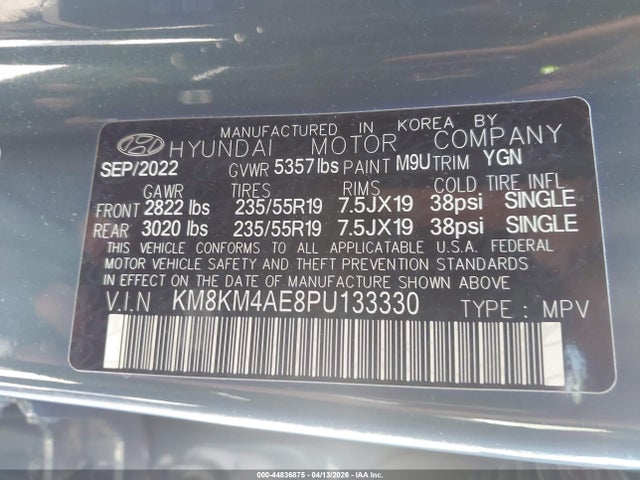 Hyundai IONIQ 5 SE 2023 KM8KM4AE8PU133330 Image 9