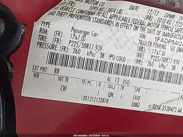 2013 FORD C-MAX HYBRID 1FADP5AU4DL517839 Photo 8