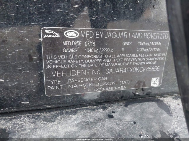 2019 JAGUAR XE SAJAR4FX0KCP45856 Photo 8