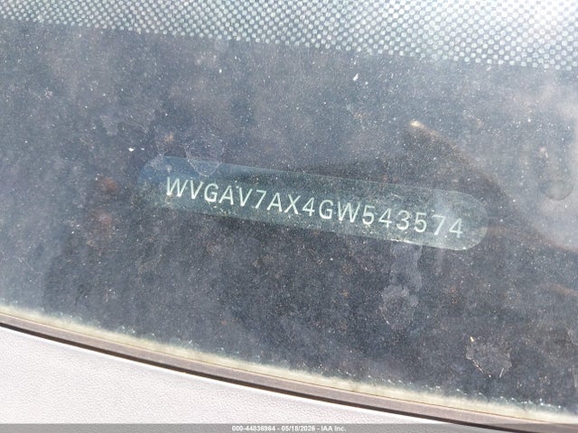 Продаж на аукціоні авто 2016 Volkswagen Tiguan Sel, vin: WVGAV7AX4GW543574, номер лоту: 44836964