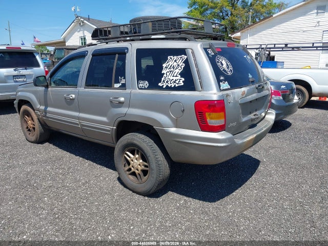 1999 Jeep Grand Cherokee Limited მანქანა იყიდება აუქციონზე, vin: 1J4G268S6XC788724, აუქციონის ნომერი: 44836969