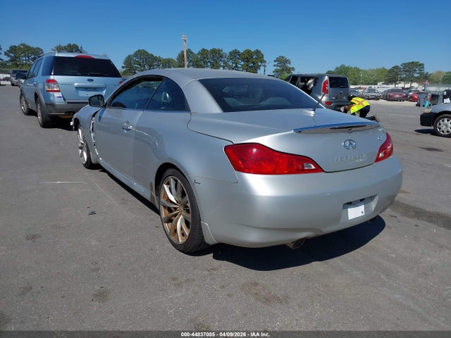 2009 Infiniti G37 მანქანა იყიდება აუქციონზე, vin: JNKCV66E29M724426, აუქციონის ნომერი: 44837085