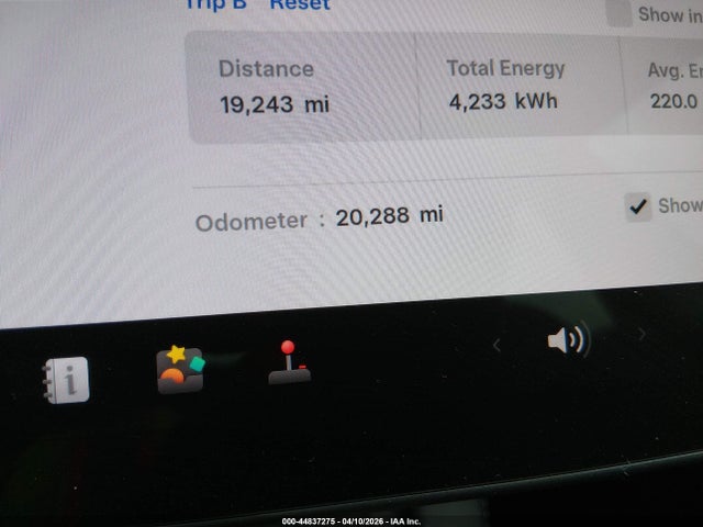 44837275 :رقم المزاد ، 5YJ3E1EA8PF692736 vin ، 2023 Tesla Model 3 Rear-wheel Drive مزاد بيع