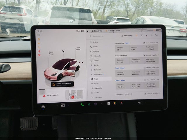 44837275 :رقم المزاد ، 5YJ3E1EA8PF692736 vin ، 2023 Tesla Model 3 Rear-wheel Drive مزاد بيع