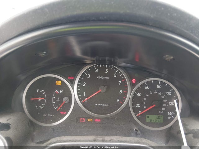 2004 Subaru Impreza Wrx მანქანა იყიდება აუქციონზე, vin: JF1GD29664G517120, აუქციონის ნომერი: 44837311