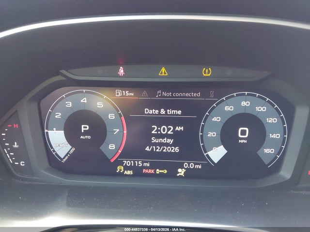 2021 Audi Q3 Premium 40 Tfsi Quattro Tiptronic მანქანა იყიდება აუქციონზე, vin: WA1AUCF3XM1096998, აუქციონის ნომერი: 44837338