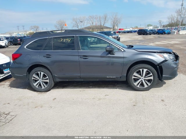 2019 Subaru Outback 3.6r Limited მანქანა იყიდება აუქციონზე, vin: 4S4BSENC1K3330312, აუქციონის ნომერი: 44837394