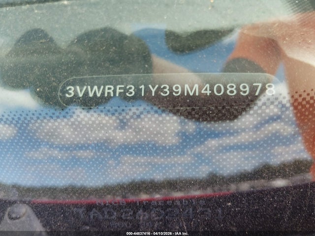 44837416 :رقم المزاد ، 3VWRF31Y39M408978 vin ، 2009 Volkswagen New Beetle 2.5l مزاد بيع