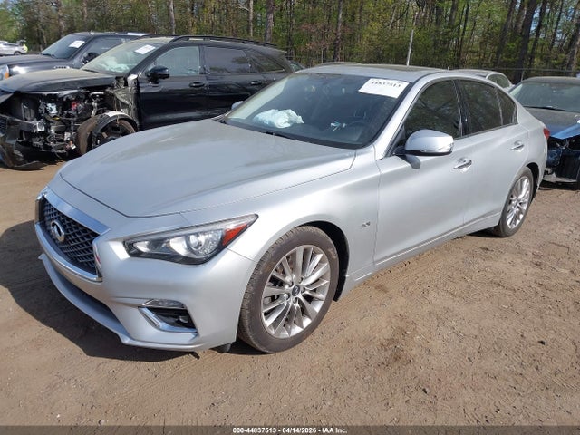 2019 Infiniti Q50 3.0t Luxe მანქანა იყიდება აუქციონზე, vin: JN1EV7AR2KM556497, აუქციონის ნომერი: 44837513
