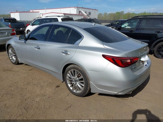2019 Infiniti Q50 3.0t Luxe მანქანა იყიდება აუქციონზე, vin: JN1EV7AR2KM556497, აუქციონის ნომერი: 44837513