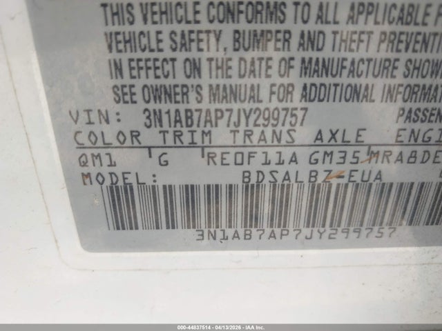 2018 NISSAN SENTRA 3N1AB7AP7JY299757 Photo 8