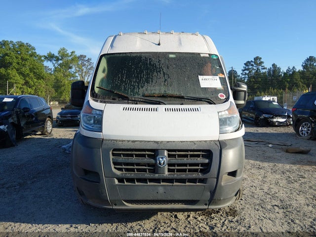44837534 :رقم المزاد ، 3C6TRVBG3HE542679 vin ، 2017 Ram Promaster 1500 High Roof 136 Wb مزاد بيع