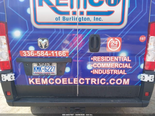 Продаж на аукціоні авто 2023 Ram Promaster 2500 High Roof 159 Wb, vin: 3C6LRVDG4PE559941, номер лоту: 44837587
