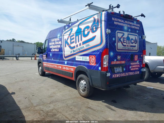 Продаж на аукціоні авто 2023 Ram Promaster 2500 High Roof 159 Wb, vin: 3C6LRVDG4PE559941, номер лоту: 44837587