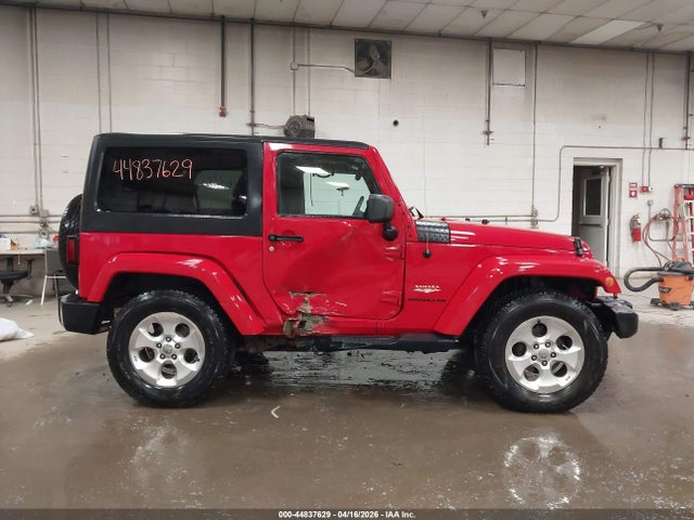 Продажа на аукционе авто 2014 Jeep Wrangler Sahara, vin: 1C4AJWBG2EL109760, номер лота: 44837629