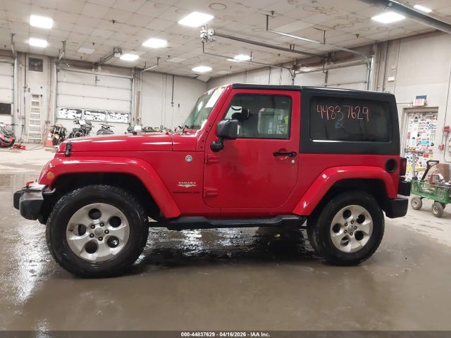 Продажа на аукционе авто 2014 Jeep Wrangler Sahara, vin: 1C4AJWBG2EL109760, номер лота: 44837629