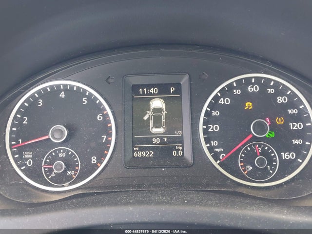2013 Volkswagen Tiguan S მანქანა იყიდება აუქციონზე, vin: WVGAV3AX0DW567066, აუქციონის ნომერი: 44837679