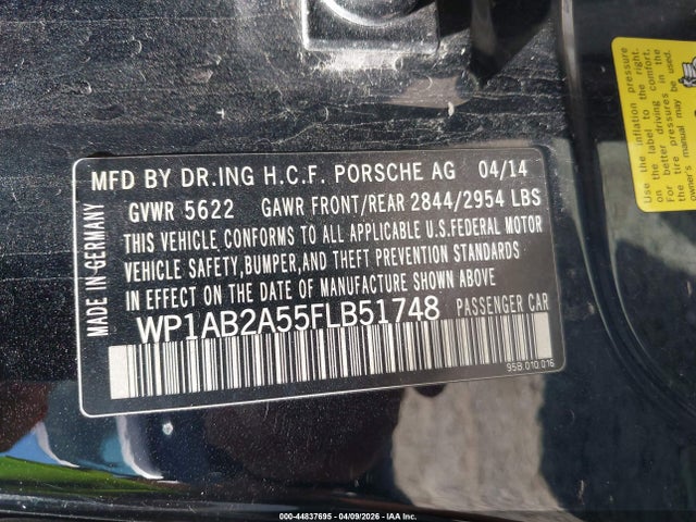 2015 PORSCHE MACAN WP1AB2A55FLB51748 Photo 8